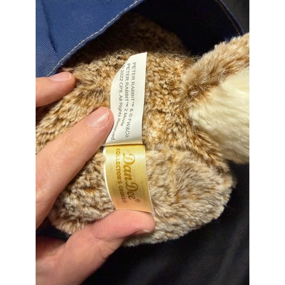 Peter Rabbit 2 Movie Plush Dan Dee Collectors‎ Choice Blue Jacket Stuffed Animal